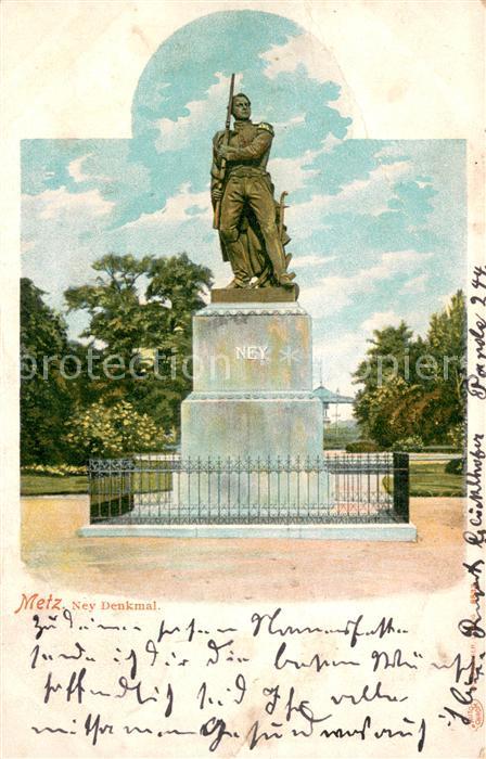 Metz  57 Moselle Ney Denkmal