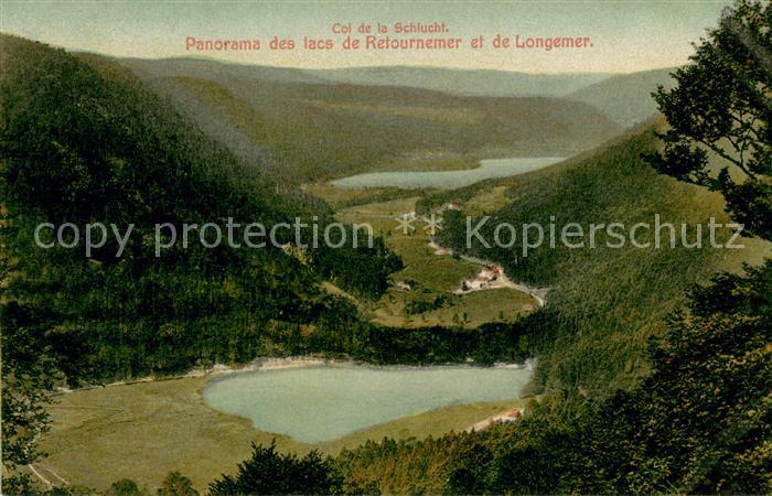 Col de la Schlucht Panorama des Lacs de Retournemer et de Longemer
