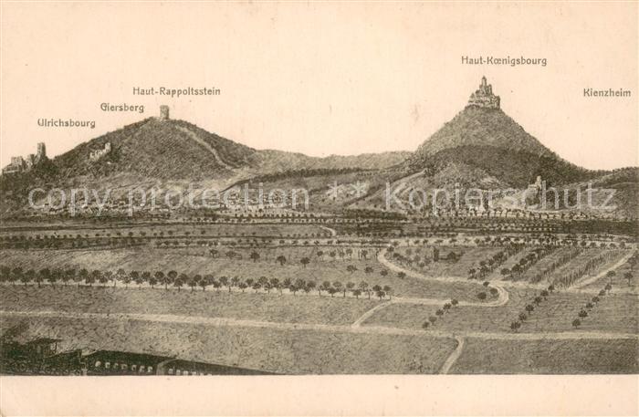 Kientzheim Haut Koenigsbourg Haut Rappoltsstein Giersberg Ulrichsbourg