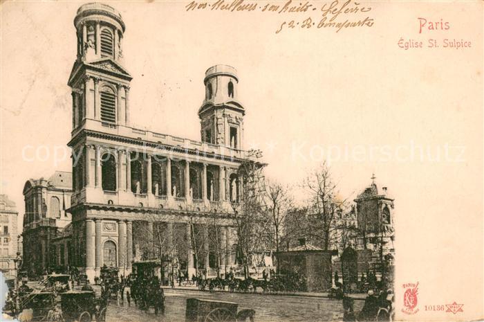 Paris 75 Eglise Saint Sulpice