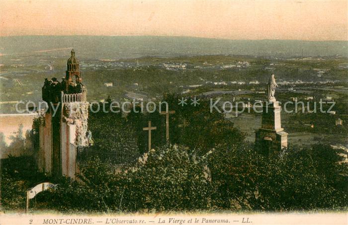 Saint-Cyr-au-Mont-d Or Mont Cindre Observatoire la Vierge Panorama
