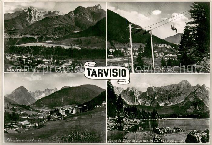 Tarvisio Panorama Seggiovia del Priesnig Lago di Fusine Val Romana Stazione cent