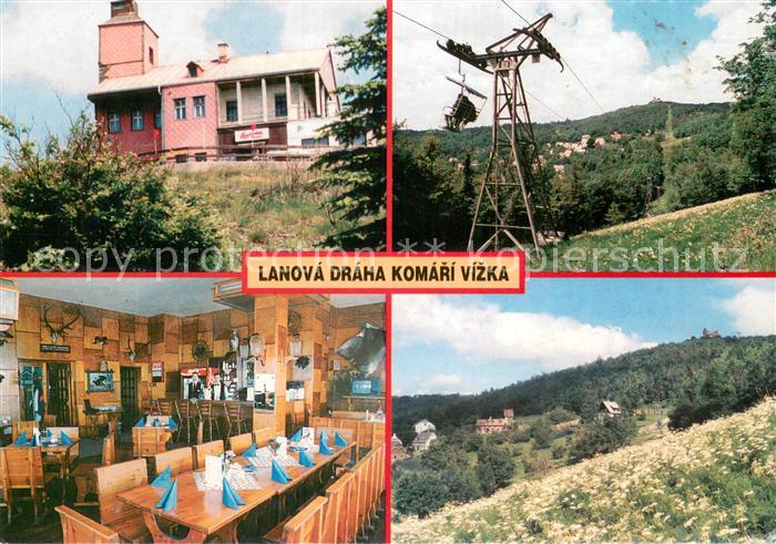 Krupka Lanova Draha Komari Vizka Landschaftspanorama Sessellift