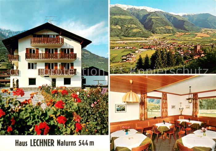 Naturns Gaestehaus Pension Haus Lechner Gastraum Panorama