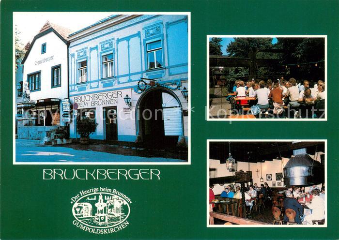 Gumpoldskirchen Niederoesterreich Bruckberger Der Heurige beim Brunnen Gaststaet