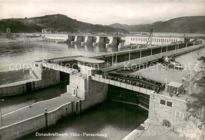 Ybbs Donau Donaukraftwerk Schleuse
