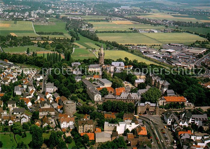 Friedberg Hessen Teilansicht mit Burg