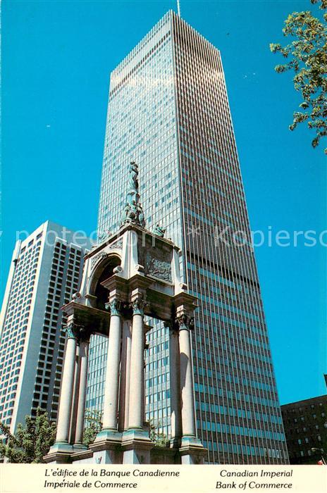 Montreal Quebec Canadian Imperial Bank of Commerce Skyscraper