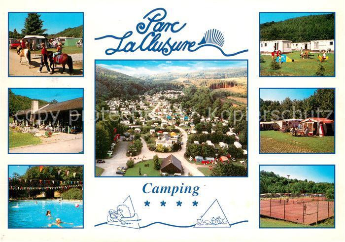 Bure Liege Parc La Clusure Campingplatz Ponyreiten Tennisplatz Swimming Pool