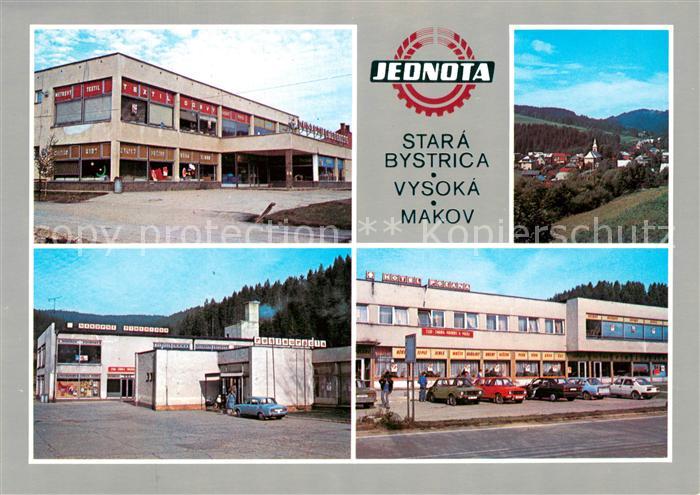 Stara Bystrica Vysoka Makov Einkaufszentren Panorama