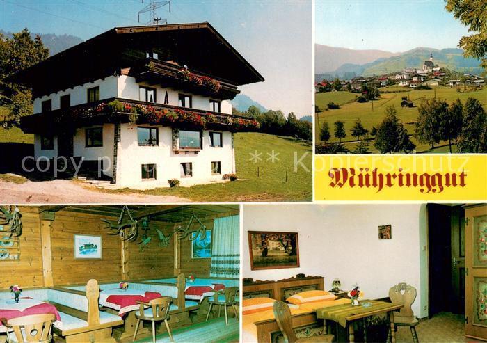 St Veit Pongau Urlaub am Bauernhof Muehringgut Gastraum Panorama