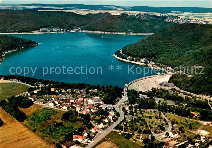 Edersee Edertalsperre Sperrmauer Schloss Waldeck