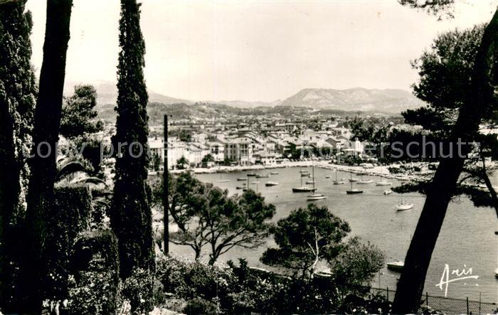 Sanary-sur-Mer Perspective sur la ville et le port