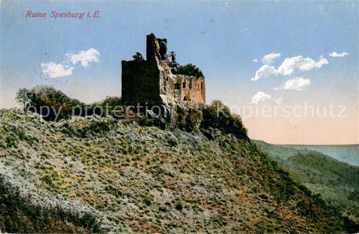 Andlau Burgruine Spesburg Feldpost