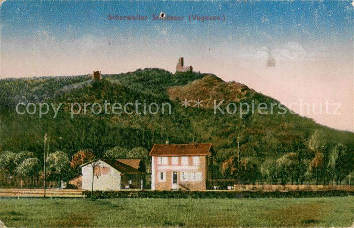Scherweiler 67 Schlösser Burgruinen Vogesen