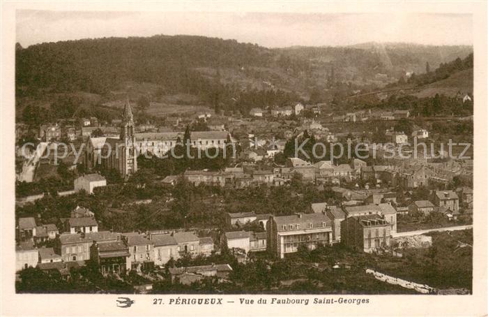 Perigueux 24 Vue du Faubourg Saint Georges
