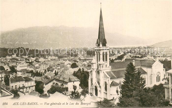 Aix-les-Bains Vue Generale et le Lac du Bourget