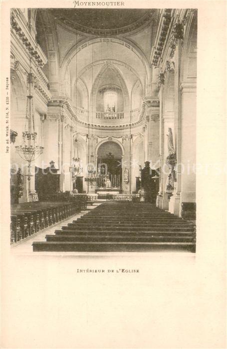 Moyenmoutier Intérieur de l Eglise