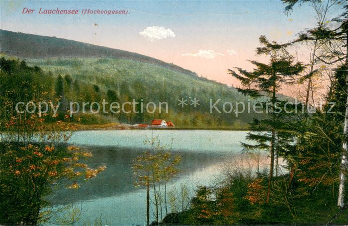 Lauchensee Alsace Partie am See Hochvogesen
