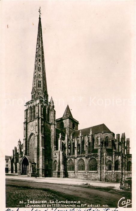 Treguier Cotes d Armor La Cathedrale XVe siècle
