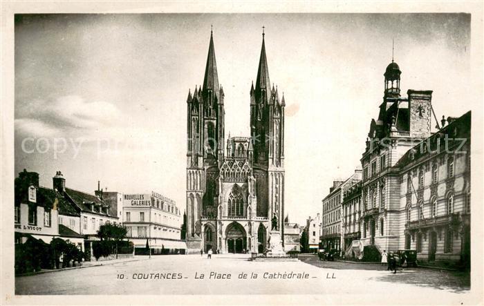 Coutances Place de la Cathedrale