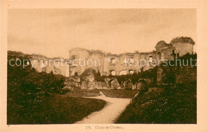 Coucy-le-Chateau-Auffrique Ruines
