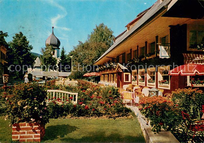 Hinterzarten Breisgau-Hochschwarzwald BW Parkhotel Adler Restaurant Terrasse Bli