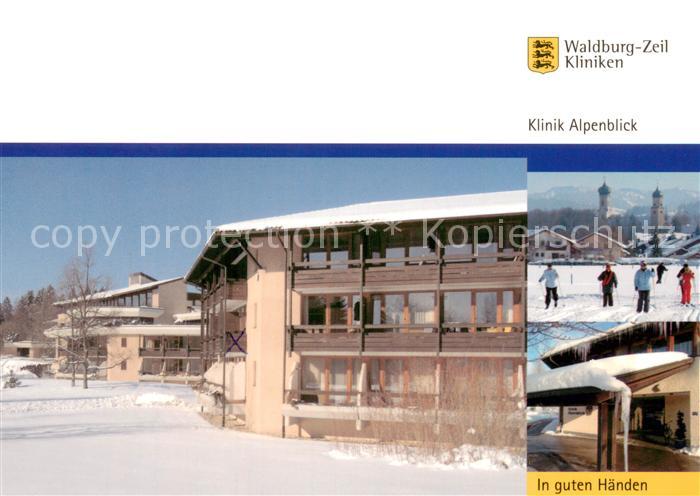 Neutrauchburg Klinik Alpenblick im Winter Waldburg Zeil Kliniken