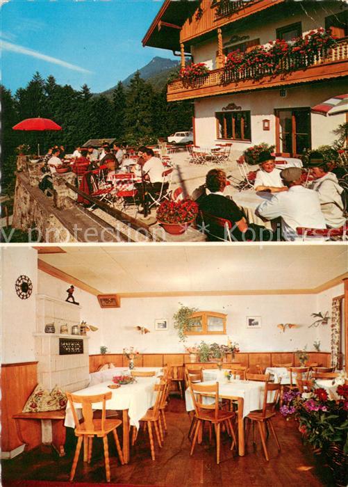 Toerwang Berggasthof Pension Duftbraeu Gastraum Terrasse