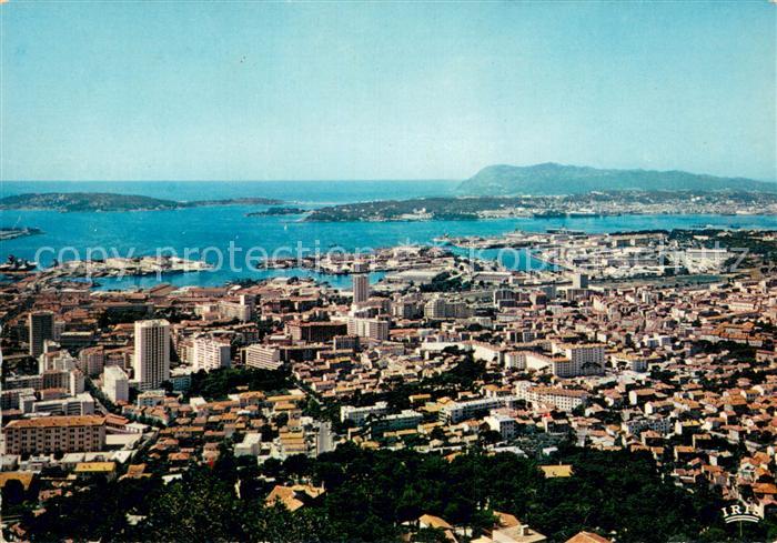 Toulon Var Vue Generale au loin Presqu ile de Saint Mandrier