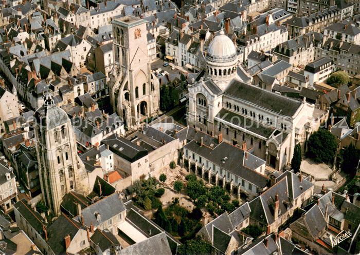 Tours 37 Vieux Tours Tour Charlemagne Tour de l Horloge Basilique Saint Martin v