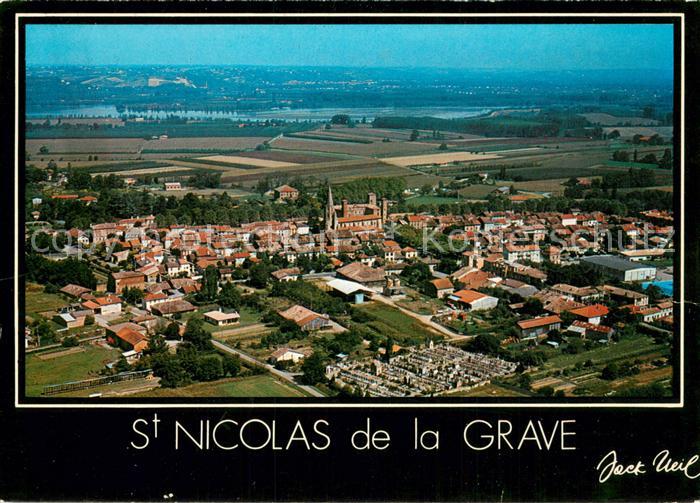 Saint-Nicolas-de-la-Grave Vue aérienne