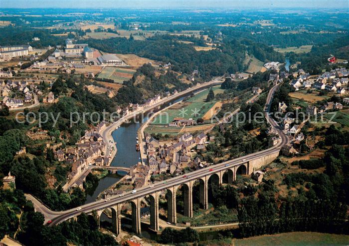 Dinan 22 Viaduc sur la Rance vue aérienne
