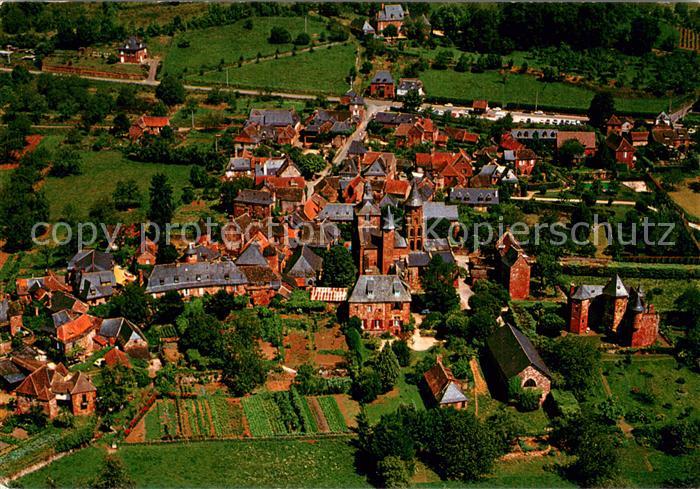 Collonges-la-Rouge Vue aérienne