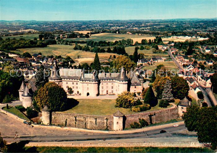 Pompadour Vue aérienne du Chateau