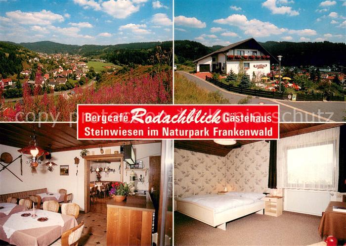 Steinwiesen BergCafe Rodachblick Gaestehaus Fremdenzimmer Panorama