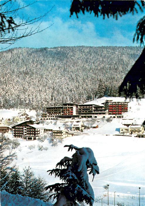 Tonbach Kurhotel Traube Tonbach Winterlandschaft Schwarzwald