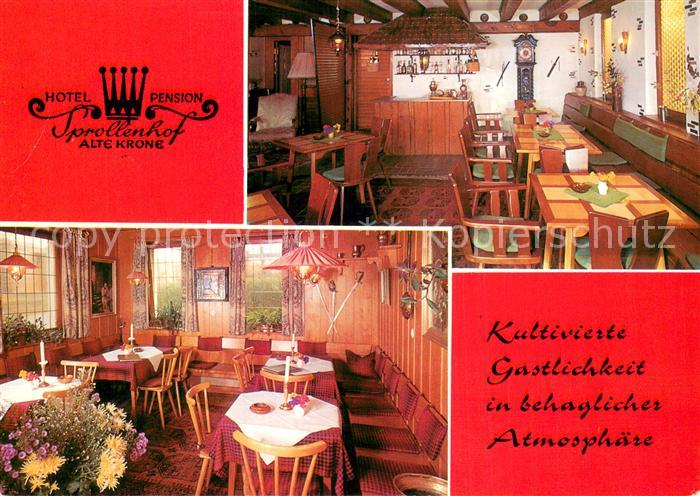 Sprollenhaus Hotel Pension Sprollenhof Alte Krone Restaurant