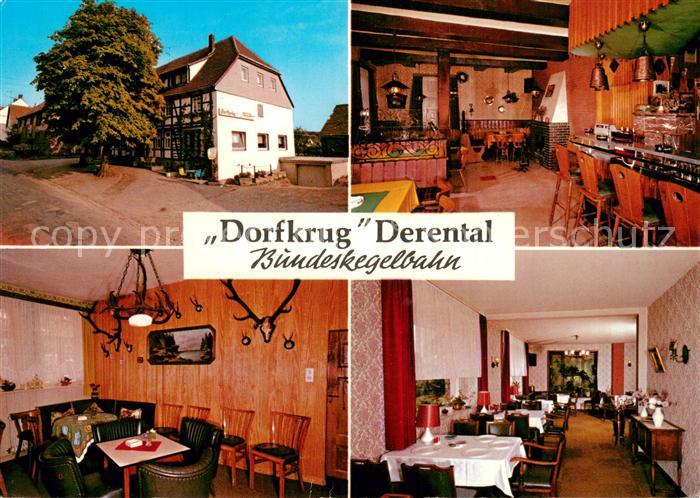 Karlshafen Bad Gasthaus Pension Zum Dorfkrug Gastraum