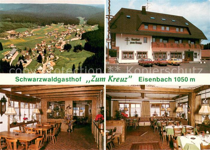 Eisenbach Schwarzwald Schwarzwaldgasthof Zum Kreuz Gaststube Fliegeraufnahme