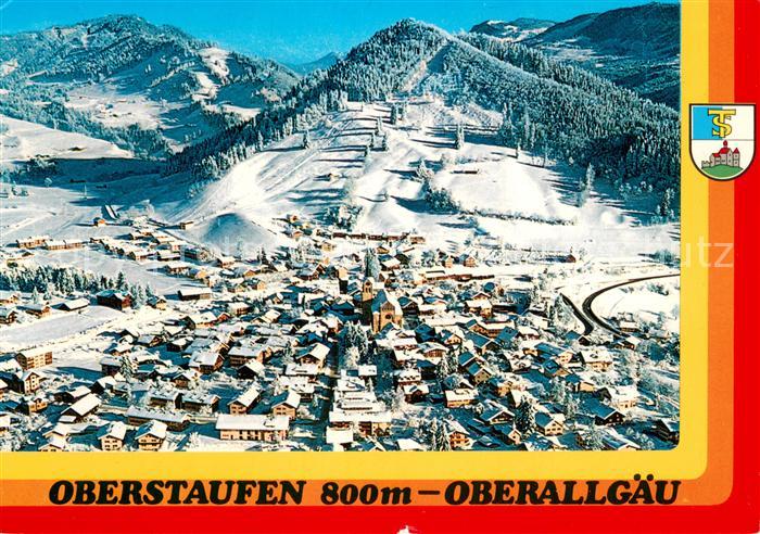 Oberstaufen Oberallgaeu Bayern Schrothkurort Wintersportplatz Allgaeuer Alpen
