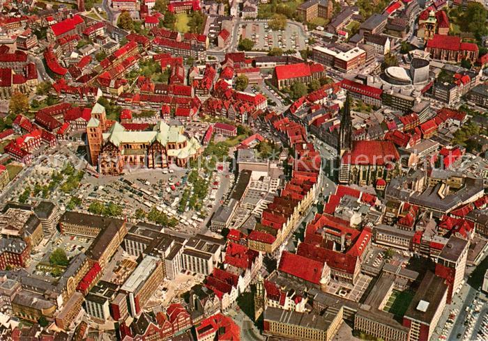 Muenster Westfalen Stadtzentrum Dom Lambertikrche Prinzipalmarkt