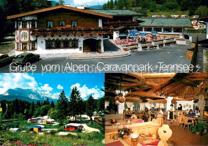 Kruen Caravanpark Tennsee Restaurant Terrasse Campingplatz Alpenblick Huber Kart