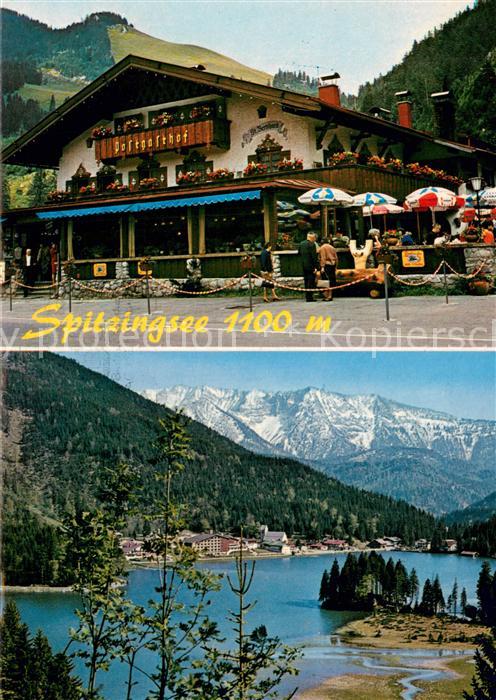 Spitzingsee Postgasthof See-Cafe Panorama Hoehenluftkurort Alpen