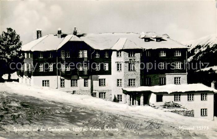 Krimml Sporthotel auf der Gerlosplatte Wintersportplatz Alpen
