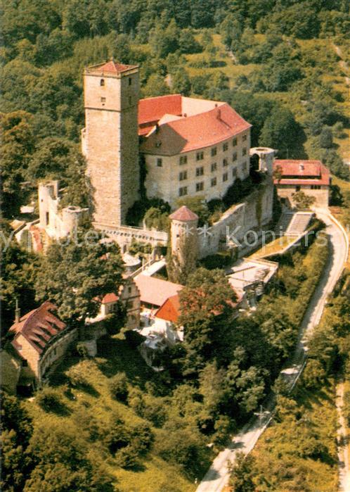 Neckarmuehlbach Burg Guttenberg im Neckartal