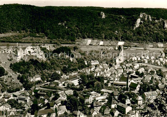 Blaubeuren Panorama Blick ins Donautal Schwaebische Alb