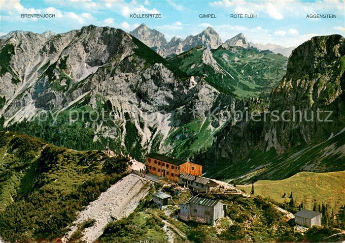 Pfronten Ostallgaeu Bayern Ostlerhuette am Breitenberggipfel Allgaeuer Alpen