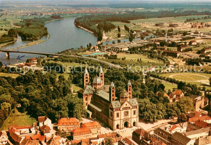 Speyer Rhein Stadtbild mit Dom