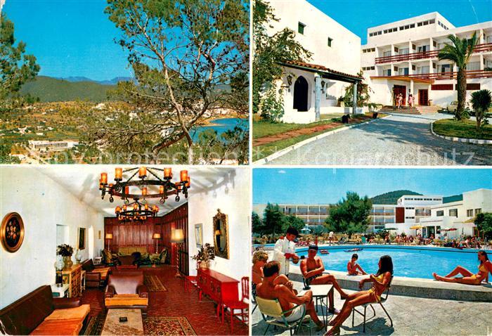 Santa Eulalia del Rio Hotel Siesta Swimming Pool Landschaftspanorama